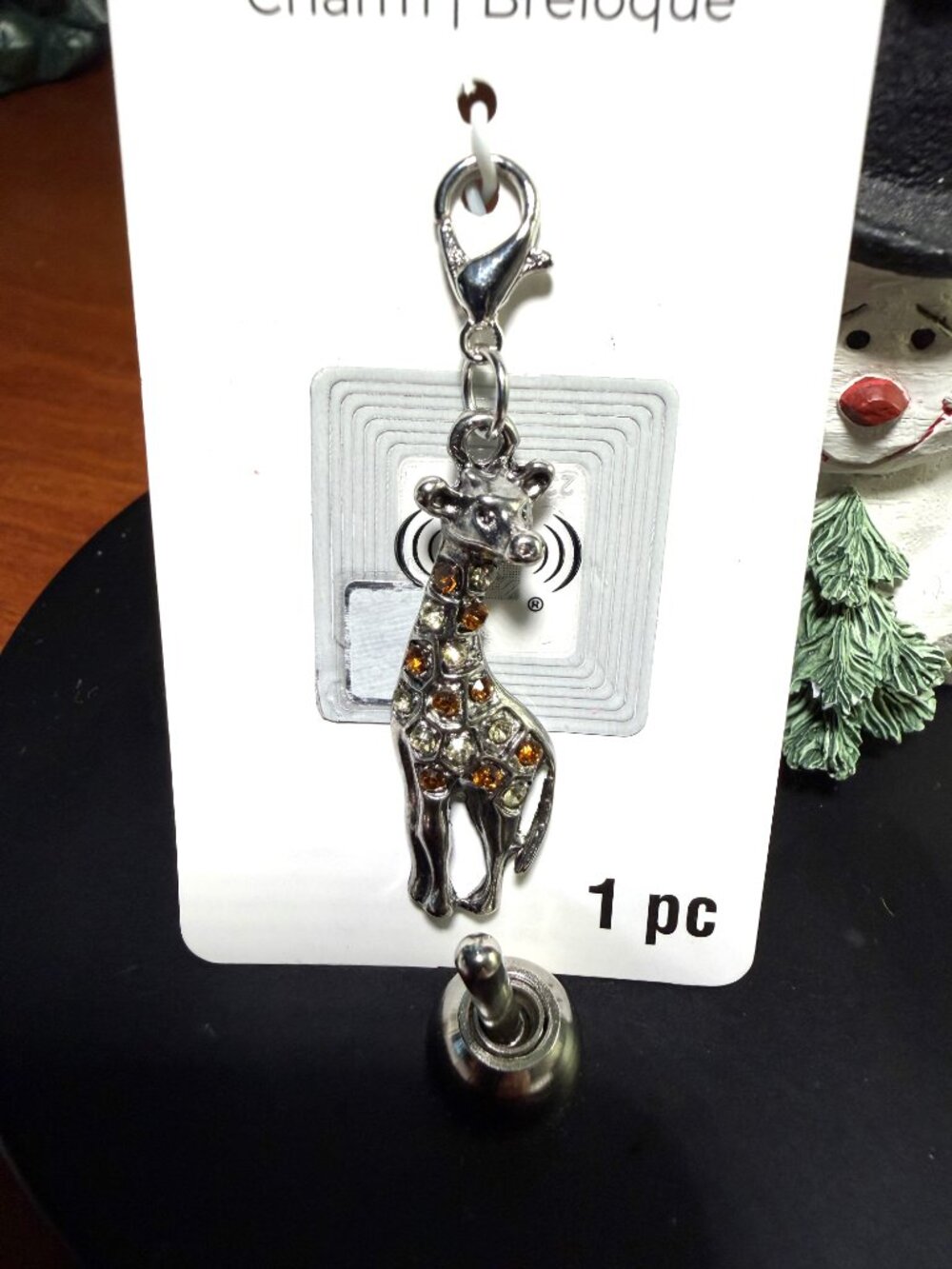 Bundle- 3pc Giraffe Charm With Lobster Claw Clasp